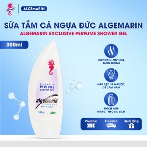 Sữa Tắm Cá Ngựa Đức Chai Nhọn Algemarin Exclusive Perfume Shower Gel 300ml